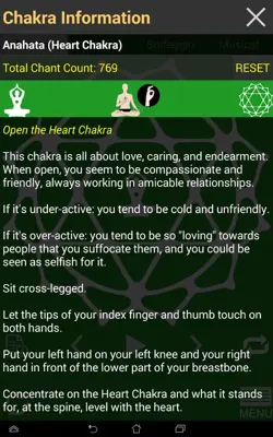 Chakra Meditation android App screenshot 9