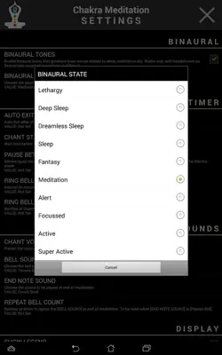 Chakra Meditation android App screenshot 2
